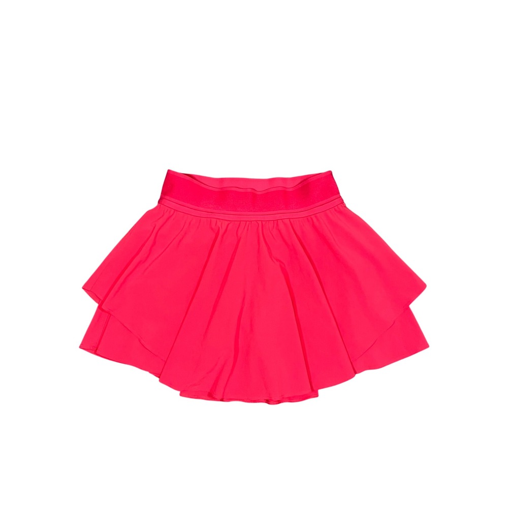 Lululemon Court Rival High Rise Tennis Skort Pink Lip Gloss Skirt Sz 2 Athletic